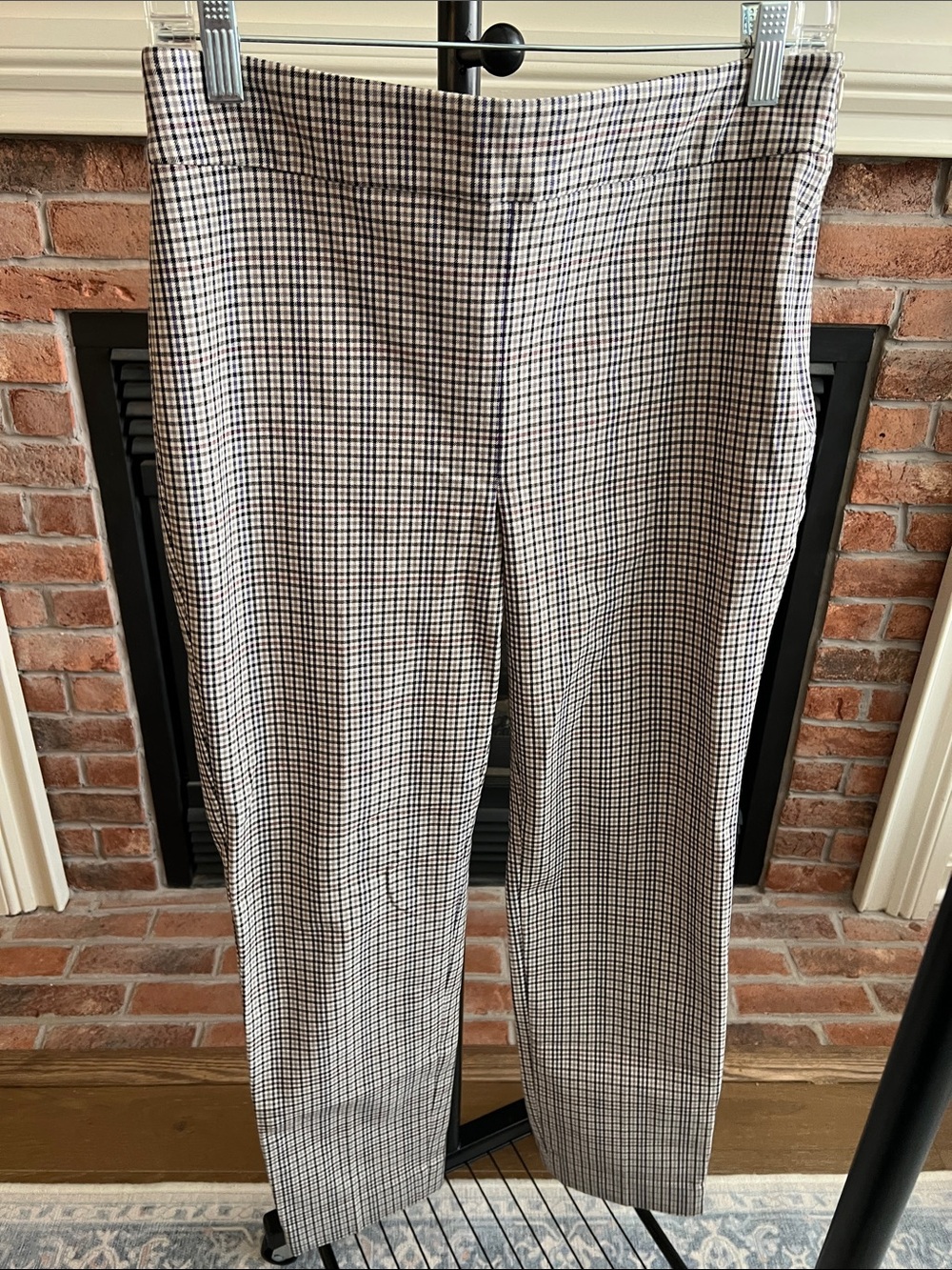 Talbots Black and White Plaid Women's Trousers